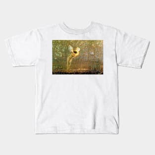 Iris the Rainbow Goddess - John Atkinson Grimshaw Kids T-Shirt